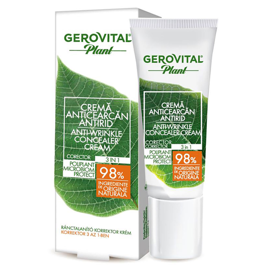 Gerovital Plant - Anti-Wrinkle Concealer Cream Microbiom Protect, 25+, 15 ml