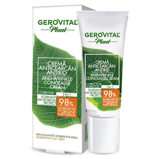 Gerovital Plant - Anti-Wrinkle Concealer Cream Microbiom Protect, 25+, 15 ml