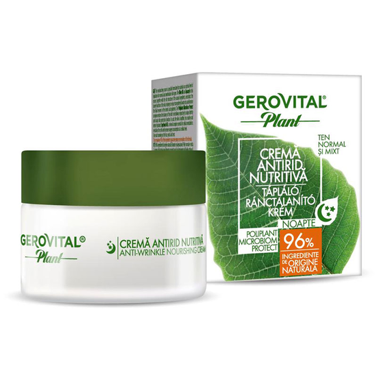 Gerovital Plant - Anti-Wrinkle Nourishing Cream Microbiom Protect, 25+, 50 ml