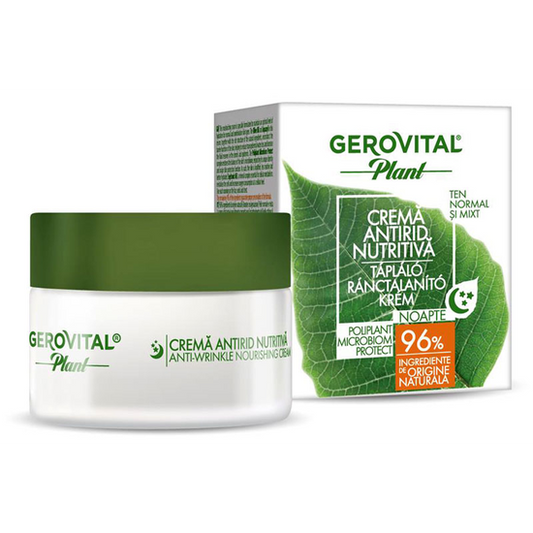 Gerovital Plant - Anti-Wrinkle Nourishing Cream Microbiom Protect, 25+, 50 ml