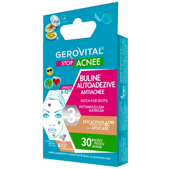 Gerovital Stop Acne - Patch for Spots, 16+, 30 pieces