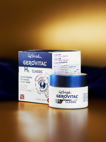 Gerovital H3 Classic - Cream for Mature, Dry, Wrinkled Skin, 55+, 50 ml