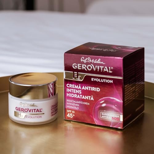 Gerovital H3 Evolution - Anti-Wrinkle Cream Highly Moisturizing With Superoxide Dismutase, 45+, 50 ml