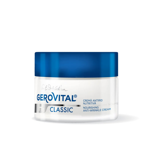 Gerovital H3 Classic - Nourishing Anti-Wrinkle Night Cream with Juvinity™ + Vitamin E + Hyaluronic Acid, 45+, 50 ml