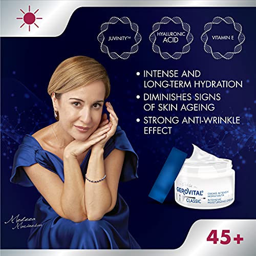 Gerovital H3 Classic - Intensive Moisturizing Day Cream with Juvinity™ + Vitamin E + Hyaluronic Acid, 45+, 50 ml