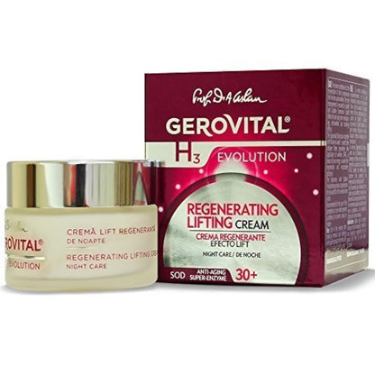 Gerovital H3 Evolution - Regenerating Lifting Cream Night Care with Superoxide Dismutase, 30+, 50 ml